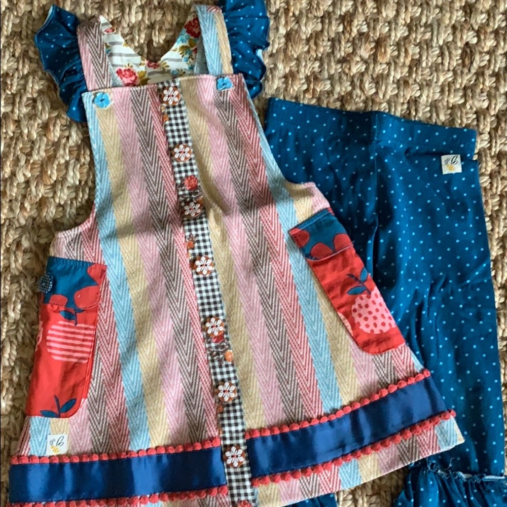 Wildflowers jumper and ruffles size 4